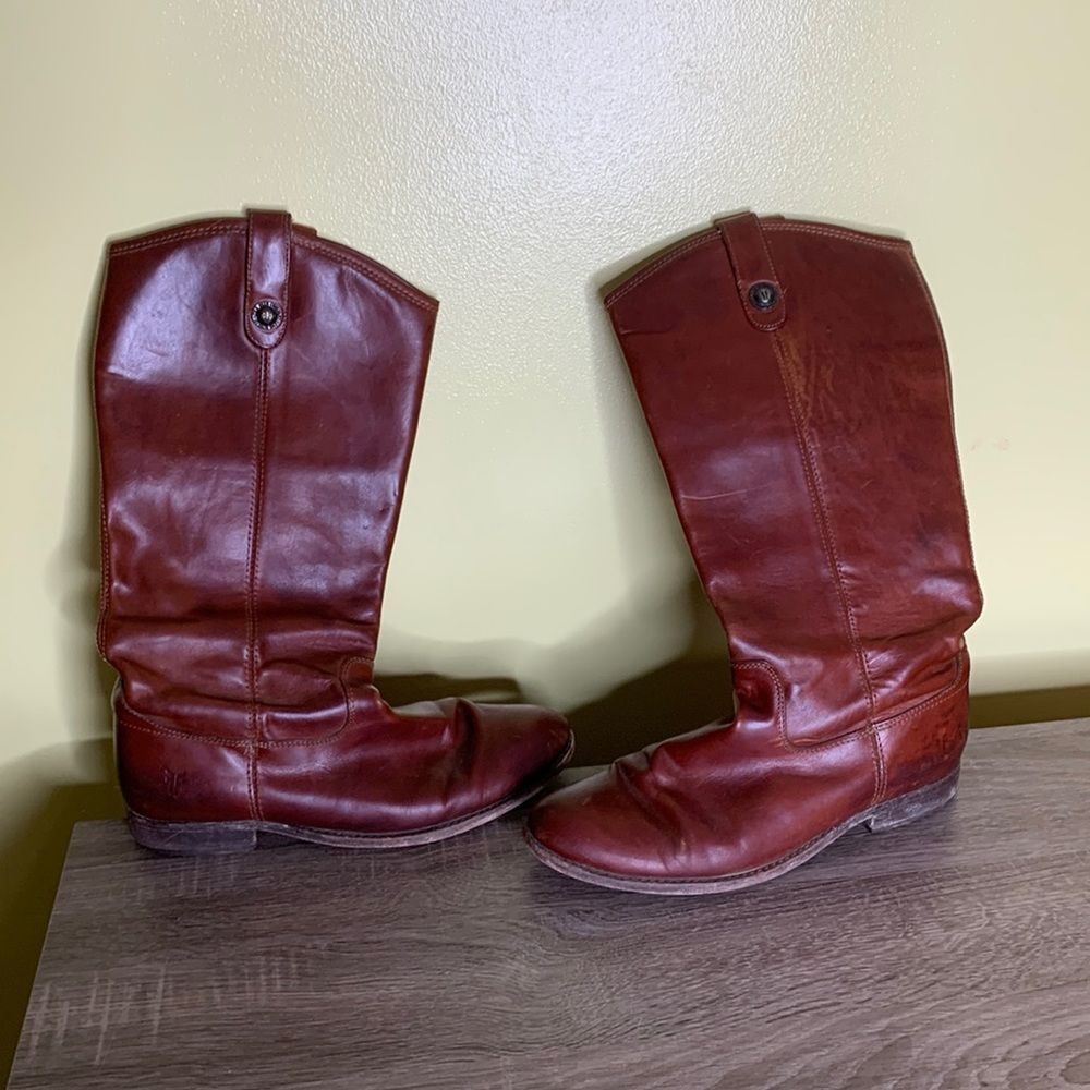 Classic Brown Leather Boots